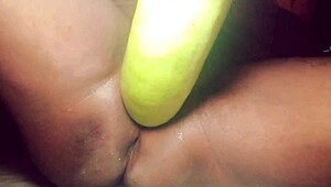 hey village women stuff pussy with bottle gourd again