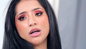 Tattooed Yasmina Khan Teases then Takes Intense Pussy Pounding Cowgirl Style