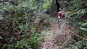 mysterious amateurs wander deep forest seeking hidden outdoor nature spot