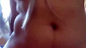 curvy latina ex-girlfriend with big natural tits rides cock cowgirl style moaning wet in homemade sex