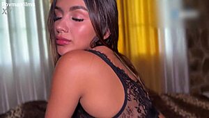 Fucking Sexy Petite Colombian Samy Sun Loves Monster Cock In POV Cowgirl Doggystyle Missionary Riding Her Tight Wet Asshole