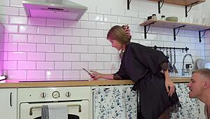 wanna see skye young's tight ass vibe in the kitchen through sheer panties?