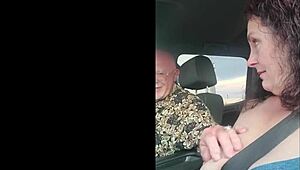 Ali Allure gets drunk with son-in-law then rides his cock doggystyle before creampie