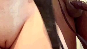 hot asian wife sucks monster cock at swingers house then fucks home for cuck cum