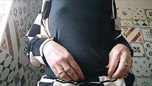 oh man chantalchannel's wet pussy throbs with pee urgency close-up on puffy tits gaping asshole in lingerie