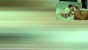 light skinned slim thick babe rides cock with her big juicy ass shaking hard