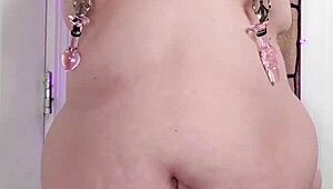 i'm this fat bbw slut bound blindfolded cumming hard on huge vibrator