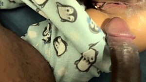 stepdaughter seduces stepdad watching porn door open tight pussy ride