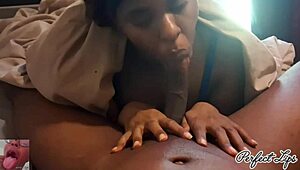 Amazing soft juicy lips tease lick suck throbbing huge cock