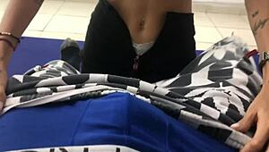 little stepsis workouts turn cardio fuck i pound her skinny ass hard full story