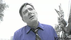 stepdaughter milks huge load splashing across her perky tits