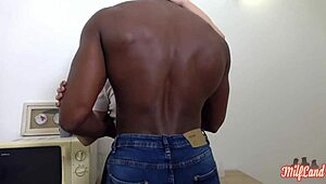 Sabrine Stunning Brunette Milf Craves Anal with Monster Cock