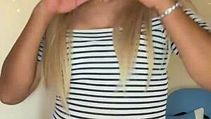 check out this transsexual with those small perky tits looking so damn tempting