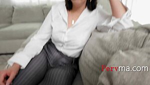 trust me mommy's short-haired curvy milf ass needs your cock for taboo anal to fix family drama