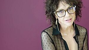 mature brunette milf with glasses shares steamy storytime part 2