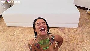 ivanna james wrecked with cocks stuffing all holes in dp anal piss fest