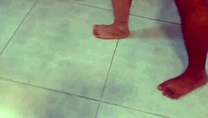 skinny wife takes giant bbc rough in tight pussy cuckold husband watches moaning