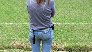 Stepmom drops jeans bends over begs for your hot cum load right now