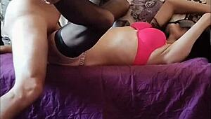 beautiful wife rides cock with passion in cowgirl