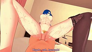 POV titty fuck and hardcore anal pounding my big titted stepsis till cumshot explosion