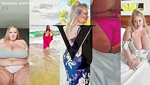 hey guys i'm this fat blonde bbw milf playing with my saggy huge tits ass pussy trailer