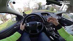 WOW LILI CHARMELLE STOPS CAR FOR QUICK FUCK DEEPTHROAT DOGGY AND CREAMPIE INSIDE!