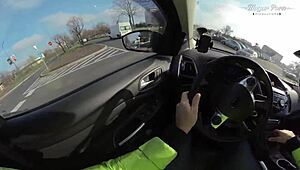 WOW LILI CHARMELLE STOPS CAR FOR QUICK FUCK DEEPTHROAT DOGGY AND CREAMPIE INSIDE!