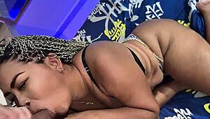 my buddy's old colombian wife whore sneaks sucks me doggystyle while he's working