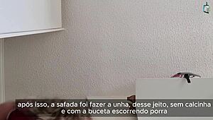 married bride leaks cum from bareback pounding by lover