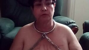 Chienne Marie Autoseance Degradante Uro Toilet Slave Bondage