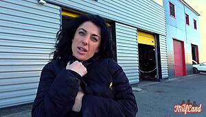 Sabrina Chaude Milf Handles Two Monster Cocks in MMF