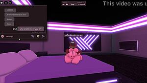 A blonde slut ditches her boyfriend for intense monster black cock action in wild roblox romp.