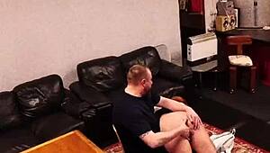 Security Cam Catches Daddy Fucking Tight Redhead Daughter Quickie