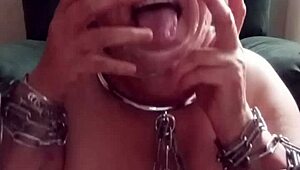 Chienne Marie Autoseance Degradante Uro Toilet Slave Bondage