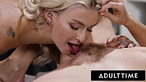 yo, check out femdom milf reya lovenlight giving 18yo emma rosie that hot lesbian massage