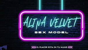 Sexy Latin milf masseuse teases with feet heels ass handjob finish