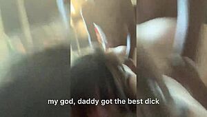 white slut moans black lives matter while black master dominates her with rough doggystyle creampie?