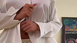 Busty brunette teen craves monster cock deepthroat in pov