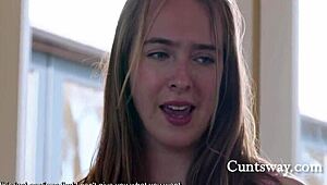 Beyond Breakup! Jewelz Blu Ana Foxx Cunt Squirts Rimjob Wrong!