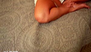 stepmom madi blaze deepthroats son's monster cock to make him comfy