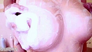 Tokyo bathroom cowgirl ride creampie uncensored big tits japanese brunette pussy wet fingering blowjob missionary pounding