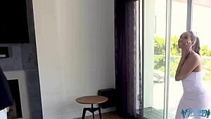 Mommy Christiana rides son's cock cheating in taboo paradise creampie