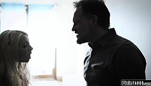 Why not suck stepdaddy's cock deep before he fucks your petite teen body? 😏