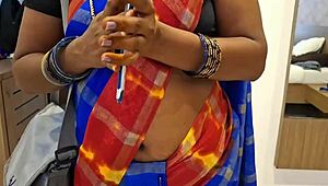 tamil salesgirl's married pussy surrenders to desi lover's rough thrusts