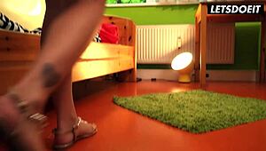 Perfect Ass Teen Sneaks into Hotel for Kinky Big Cock Ride and Doggystyle Pounding