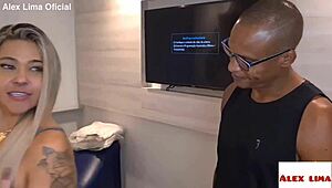 hot blonde latina gets her ass fucked hard by monster cock