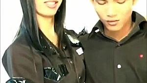 trannies flaunt tight asses and throbbing cocks