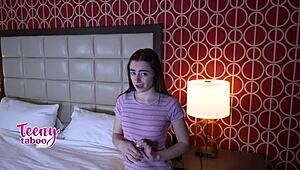 Stepdad Cums Inside Petite 18yo Reese Robbins Pussy!