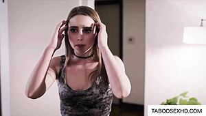 Does young niece handle uncle's fat dick temptation up close?