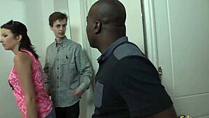 oh man my wife rides that big black cock anal while i watch her cum